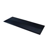 Dimex ClimaTex İç/Dış Mekan Kauçuk Yolluk Mat, Zemin Koruması için Kapı Paspası, 68,5 cm X 10 cm, Siyah (9A-110-27C-10)