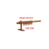 di'mora by ağbaht züc. Meşe Raysız Ahşap Rustik Perde Askısı Rustik Borusu