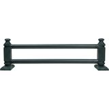 Di'Mora Cenova S Pile ve Perde Düğmesi Uyumlu Çetray Çift Raylı Modern Ahşap Rustik - Antrasit - 275 CM