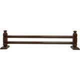 Di'Mora Cenova S Pile ve Perde Düğmesi Uyumlu Çetray Çift Raylı Modern Ahşap Rustik - Ceviz - 175 CM