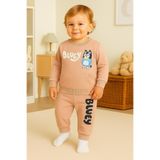 DIMPLE BABY 2 li bebek pijama takmı baskılı cepli