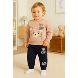 DIMPLE BABY 2 li bebek pijama takmı baskılı