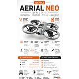 Dimute Shop Int-M2 Aerial Neo Drone 1080P Kameralı Fırçasız Motor Optik Akış Headless Mod - Gri