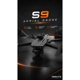 Dimute Shop S9 Aerial Drone Hd 4K Kamera Brushless Motor 3000MAH Batarya - Gri