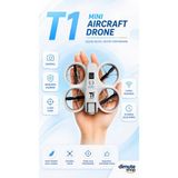 Dimute Shop T1 Mini Aircraft Drone Kameralı Headless Mod Engelden Kaçınma - Gri
