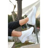 Dina Triko Spor Ayakkabı - Beyaz