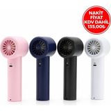 Dinamic Dınamıc WX-638 DNM-107 Mini El Fanı Renki Fan ve Vantilatör 5W Dijital Gösterge