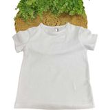 Dinamik çocuk Kız Çocuk Badi Kısa Kollu Likralı Yazlık Basic Body Düz Renk Baskısız - Beyaz - 1 Yaş