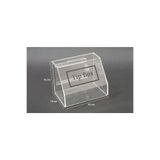 DİNAMİK Pleksi Tip Box Bahşiş Kutusu Şeffaf 15x10xh12 Cm Sv034-1