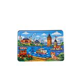 Dinamik Zeka İstanbul Yapboz/Puzzle 20 Parçalı - Doğal Ahşap- Eğitici Zeka Oyunu
