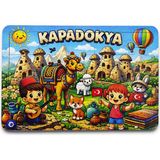 Dinamik Zeka Minik Kaşif Yapboz Serisi/puzzle 20 Parçalı - Doğal Ahşap- Eğitici Zeka Oyunu - 30X20 cm - Minik Kaşif Kapadokya
