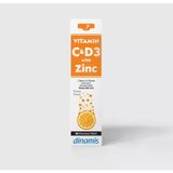 Dinamis Vitamin C D3 Zinc 20 Efervesan Tablet