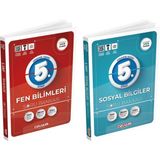 Dinamo Yayınları - 5. Sınıf 2023 Fen Bilimleri Soru Bankası+Sosyal Bilgiler Soru Bankası Yeni Nesil Sorular 2'li Set
