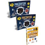 Dinamo Yayınları 8. Sınıf Pretadör Fen Bilimleri Soru Bankası+Predatör Türkçe Soru Bankası+Problemler Soru Bankası (Ciltli)