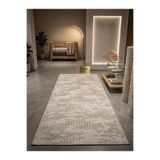 Dinarsu Aksu Antiq Halı Modern Vizon Kaymaz Taban Salon Hol, Koridor Mutfak Yıkanabilir Jel Kesme Yolluk