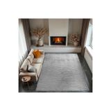 Dinarsu Alaçatı Püsküllü Parça Halı 150X230 Hex Gri