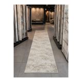 Dinarsu Antiq Halı Kahve Vizon Modern Kaymaz Taban Salon Hol, Koridor Mutfak Yıkanabilir Jel Kesme Yolluk
