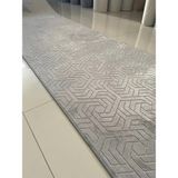 Dinarsu Armoni Kaymaz Taban Kesme Açık Gri 100x700 cm Yolluk