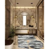 Dinarsu Banyo Paspası Stella Gri Dinarsu - TEK
