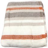 Dinarsu Cozy Life Pamuklu Skoç Tv Battaniyesi 130 x 170 - 130 x 170 cm - Bej