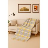 Dinarsu Cozy Life Pamuklu Skoç Tv Battaniyesi 130x170