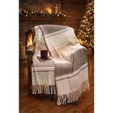 Dinarsu Cozy Life Vera Pamuklu Tv Battaniye 130X170 Cm Bej