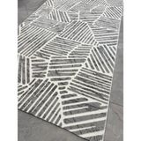 Dinarsu Elit Rota Gri Kaymaz Taban Makinede Yıkanabilir 80x410 cm Yolluk
