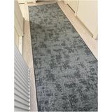 Dinarsu Jel Kaymaz Halı Asos Nevra Antrasit Gri Kaymaz Taban Yolluk Yıkanabilir Halı - 200 x 470 cm
