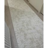 Dinarsu Jel Kaymaz Halı Asos Nevra Krem Kaymaz Taban Yolluk Yıkanabilir Halı - 150 x 470 cm