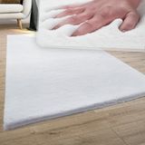 Dinarsu Loft Peluş Halı Antrasit - 160 x 230 cm - Beyaz