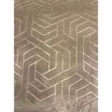 Dinarsu Silikonlu Koltuk Örtüsü - Cappuccino - Kahverengi - 175 x 215 cm