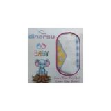 Dinarsu Vizon Bebek Battaniyesi 100 x 120 cm - Sarı - Bej