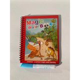 Dinazor Dünyası Magic Book Eğitici İngilizce Sihirli Boyama Kitabı Su Kalemi Water Painting Kırmızı