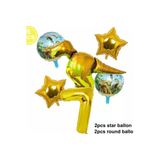 Dinazor Konsept 7 Yaş Balon Set T-Rex Dinazor Konsept Doğum Günü Set Yaş Balon Set