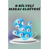 Dinç Store 44 9 Bilyeli El Şeklinde Omuz Bacak Masaj Aleti Masaj Eldiveni Giyilebilir Plastik Vücut Sıkılaşt� - Renkli