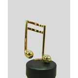 Dinç Store 44 Altın Nota Temalı Müzik Kutusu Müzikli Hediyelik - Renkli