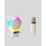 Dinç Store 44 Astronot Tasarımlı Bluetooth Speaker ve Kablosuz Mikrofon Karaoke Seti - 1