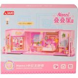 Dinç Store 44 HK132 Jaki Küçük Prenses Yatak Odası 247 Parça Block Oyuncak