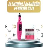 Dinç Store 44 Protez Tırnak Ayak Nasır ve Tırnak Mantar Makinesi Elektrikli 12V Tırnak Törpü Seti
