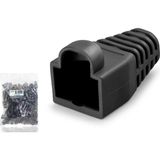 Dinç Store 44 RJ45 Konnektör Papuç - 100 Adet Siyah / Ekonomik Poşet Paket ND2429