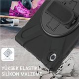 Dinç Store 44 Samsung Galaxy X200 Tab A8 10.5 Kılıf Amazing Tablet Kapak - Pembe - Renkli