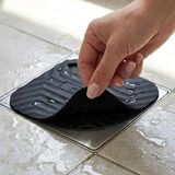 Dinç Store 44 Siyah Kare Evye Gider Koku Önleyici Silikon Mat – Lavabo Süzgeç ve Haşere Engelleyici - Alabalık