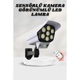 Dinç Store 44 Solar Lamba Kamera Görünümlü Duvar Lambası Dönebilen Bahçe Aydınlatması - 1