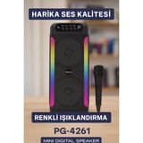 Dinç Store 44 Taşınabilir Şarjlı Hoparlör Usb, Sd Kart, Aux Girişli - 1