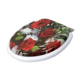Dinç Store 44 Yumuşak Süngerli Puf Klozet Kapağı Desenli - Renkli