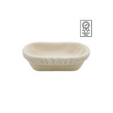 dinckitchen Oval Ekmek Hamur Mayalama Sepeti Bezli 26x12x7,5 cm Oval 26x12x7,5 Bezli