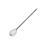 dinckitchen Paslanmaz Çelik Endüstriyel Çırpma Teli Krom No7 (100 cm) Krom NO7 Uzunluk100 Sap75 cm
