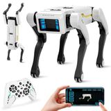 Dingdongwu Akıllı Robot Köpek - Ses Kontrollü Etkileşimli STEM Evcil Hayvan, 30+ Eylem ve APP Programlama, 6 Yaş ve Üzeri Çocuklar için Dayanıklı Tasarım (iOS/Android ile uyumlu)