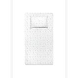 Dino %100 Organik Pamuk Saten Bebek Lastikli Çarşaf Seti 70 x 140 cm + 35 x 45 cm
