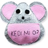 Dino Catnip (Kedi Naneli) Kedi & Küçük Köpek Oyuncağı Keçe Fare